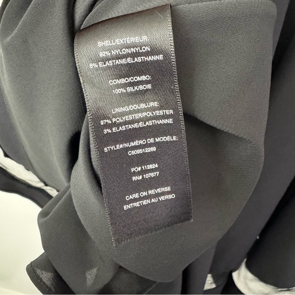 Alice + Olivia Frances Flared Mini Dress Size 4 Black - Picture 9 of 13